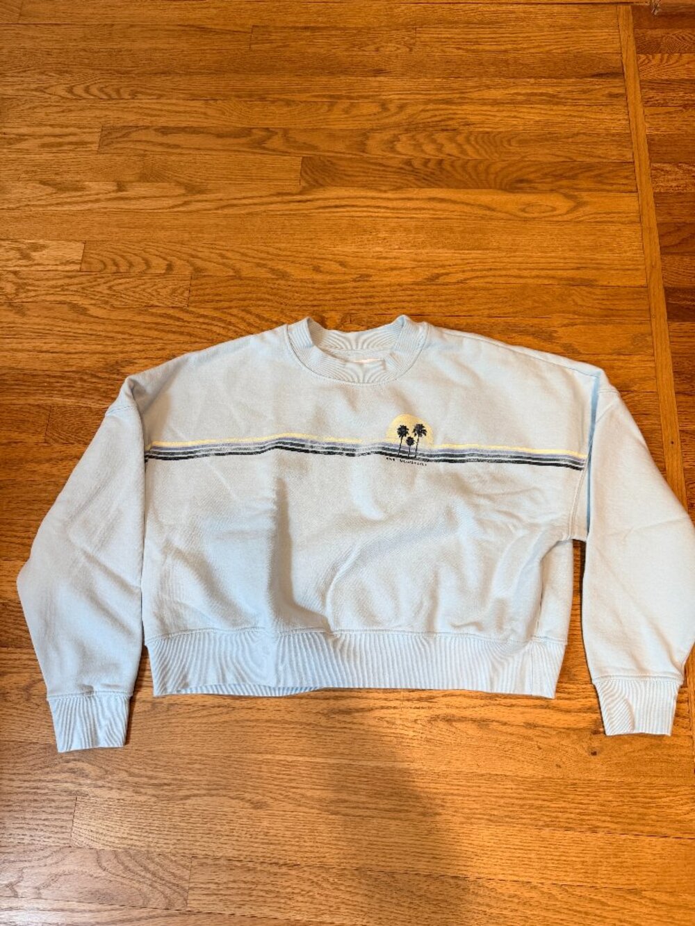 Spiritual Gangster Crop Sweatershirt size large